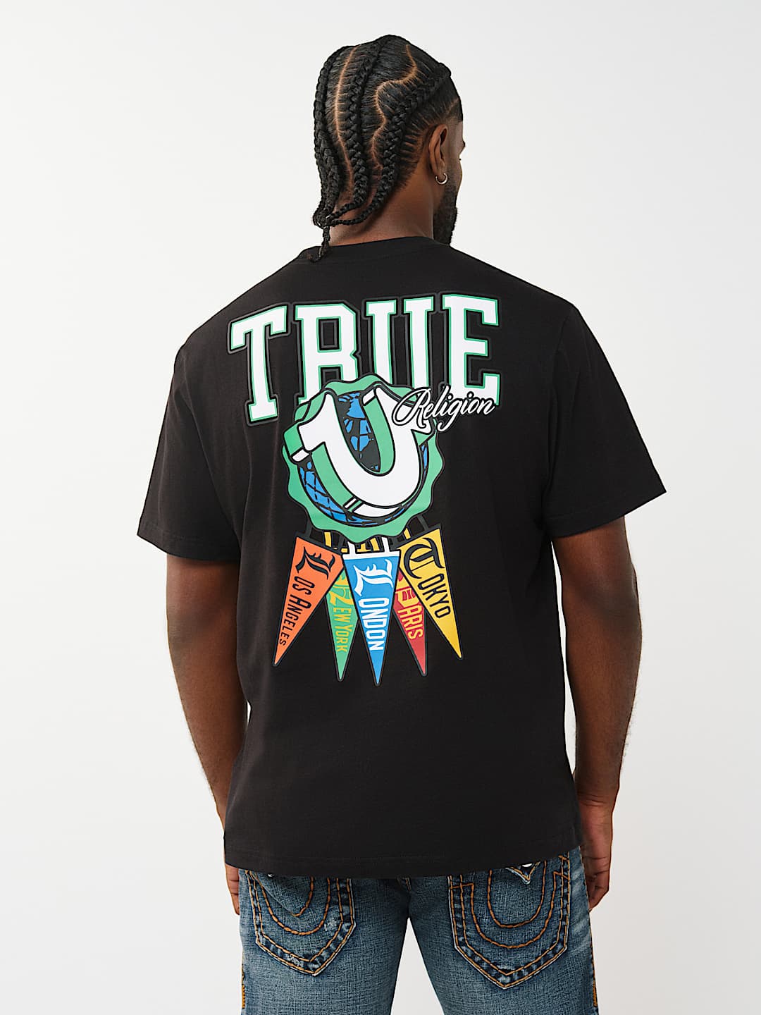 HORSESHOE PENNANTS GRAPHIC TEE, image 1