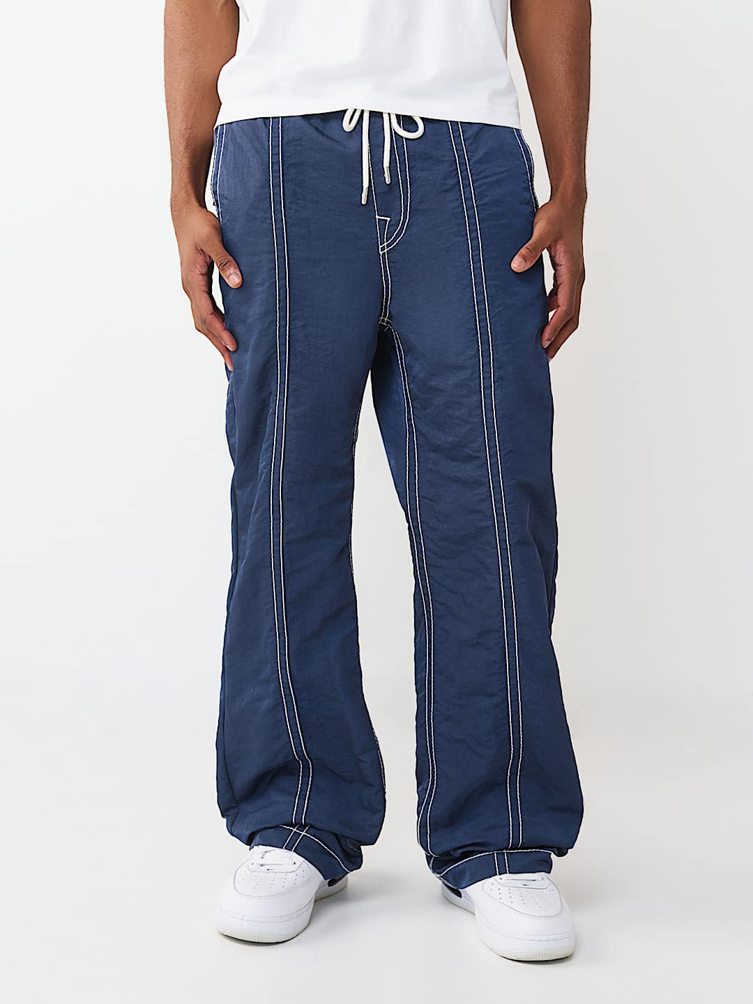 VINNY NYLON BIG T FLAP ULTRA BAGGY PANT 34", image 1