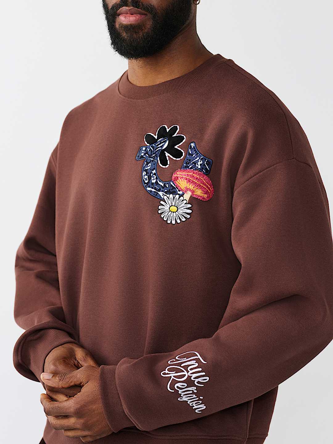 HORSESHOE APPLIQU&Eacute; BOXY SWEATSHIRT, image 2