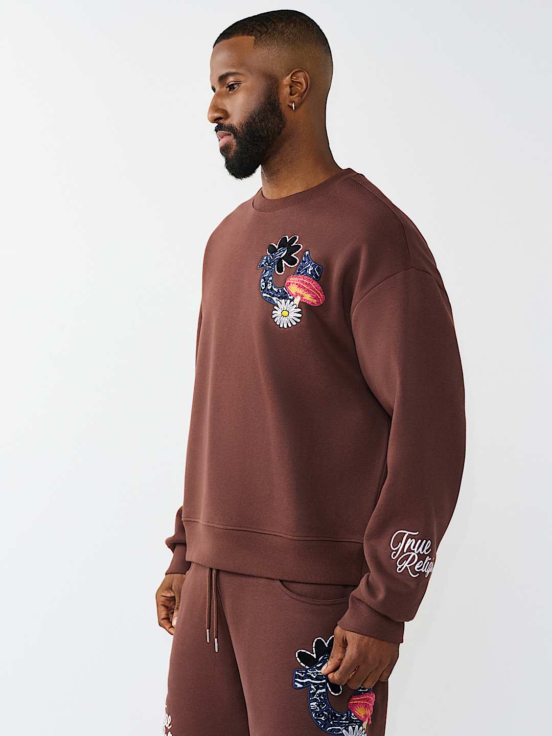 HORSESHOE APPLIQU&Eacute; BOXY SWEATSHIRT, image 3