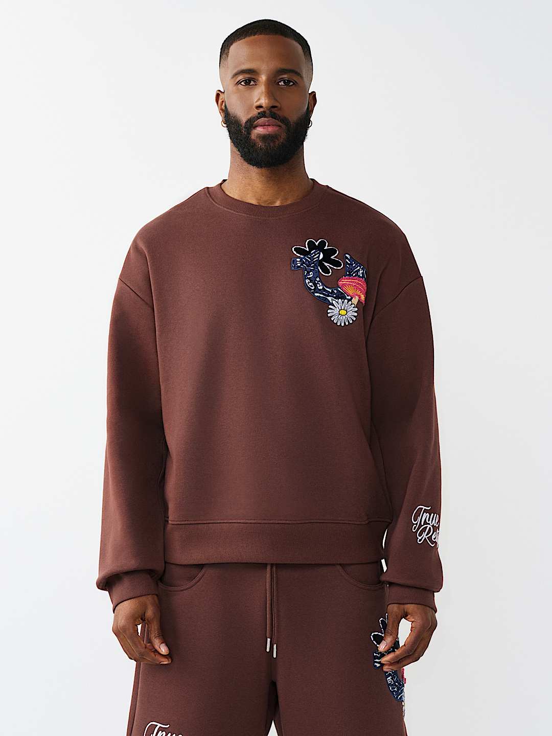 HORSESHOE APPLIQU&Eacute; BOXY SWEATSHIRT, image 6