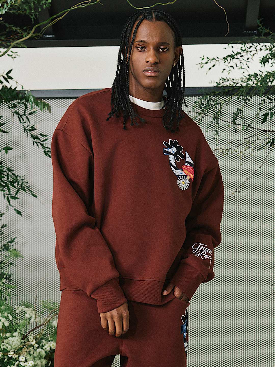 HORSESHOE APPLIQU&Eacute; BOXY SWEATSHIRT, image 1