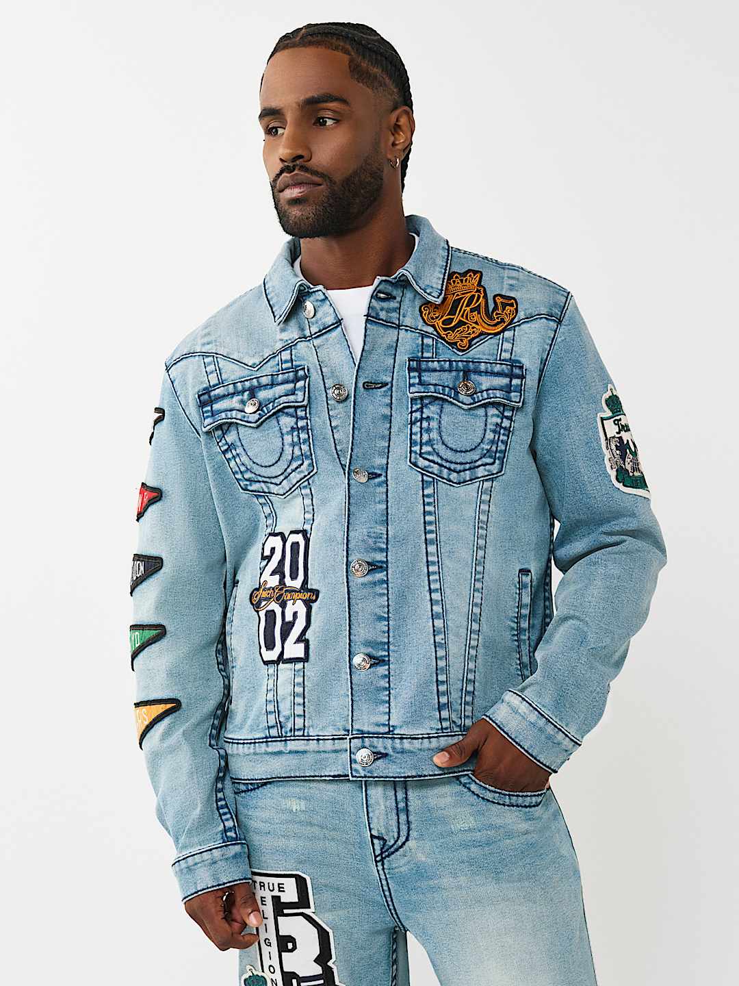 TRUE RELIGION JIMMY BIG 1 デニムシャツ TRUE RELIGION X VON DUTCH