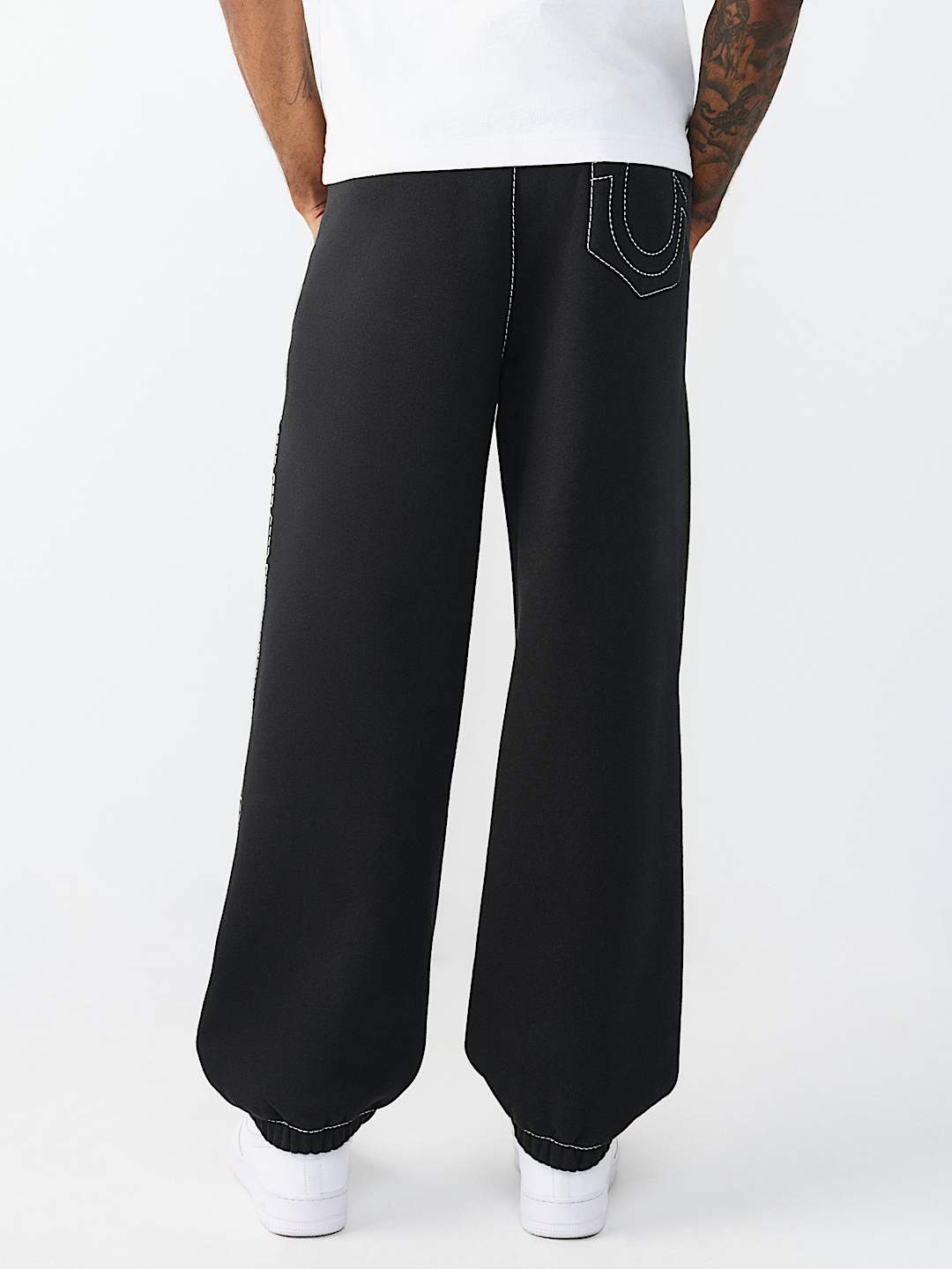 LOGO BIG T BAGGY JOGGER, image 7