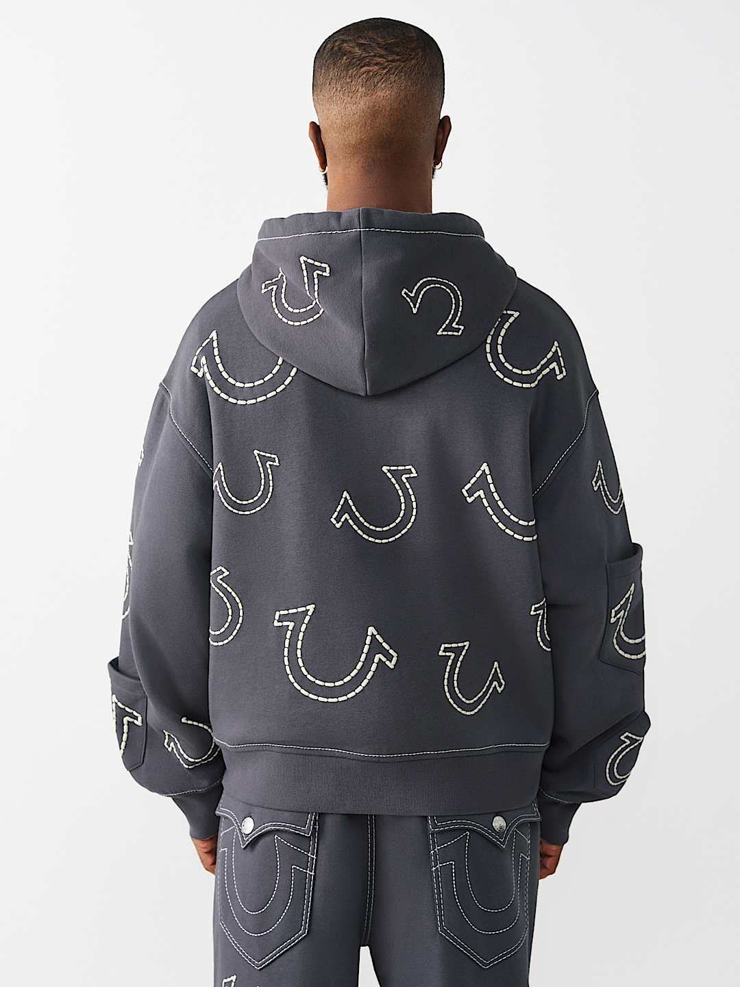 HORSESHOE BIG T BOXY ZIP HOODIE, image 5