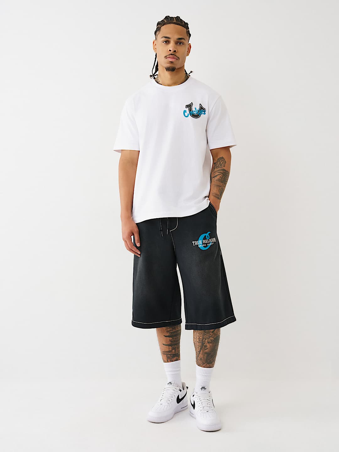 TRUE RELIGION X COOKIES LONG SWEAT SHORT