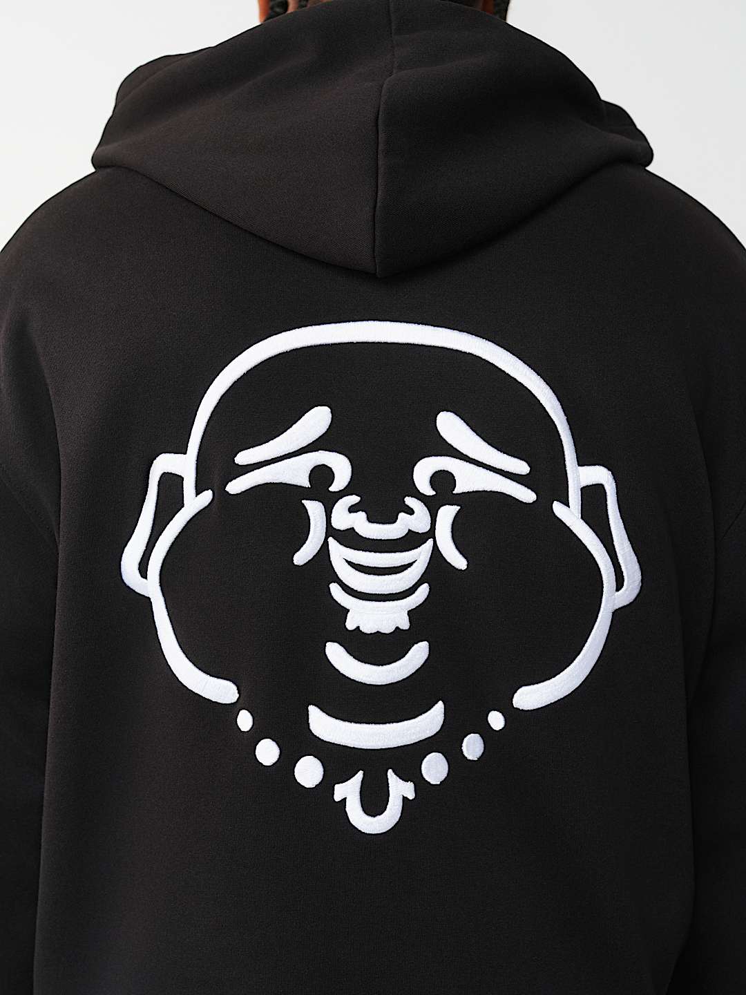 BUDDHA FACE LOGO ZIP HOODIE, image 5