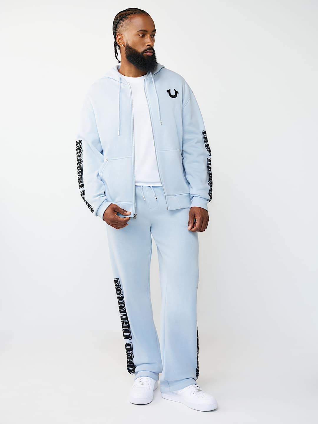 BUDDHA FACE LOGO ZIP HOODIE, image 3