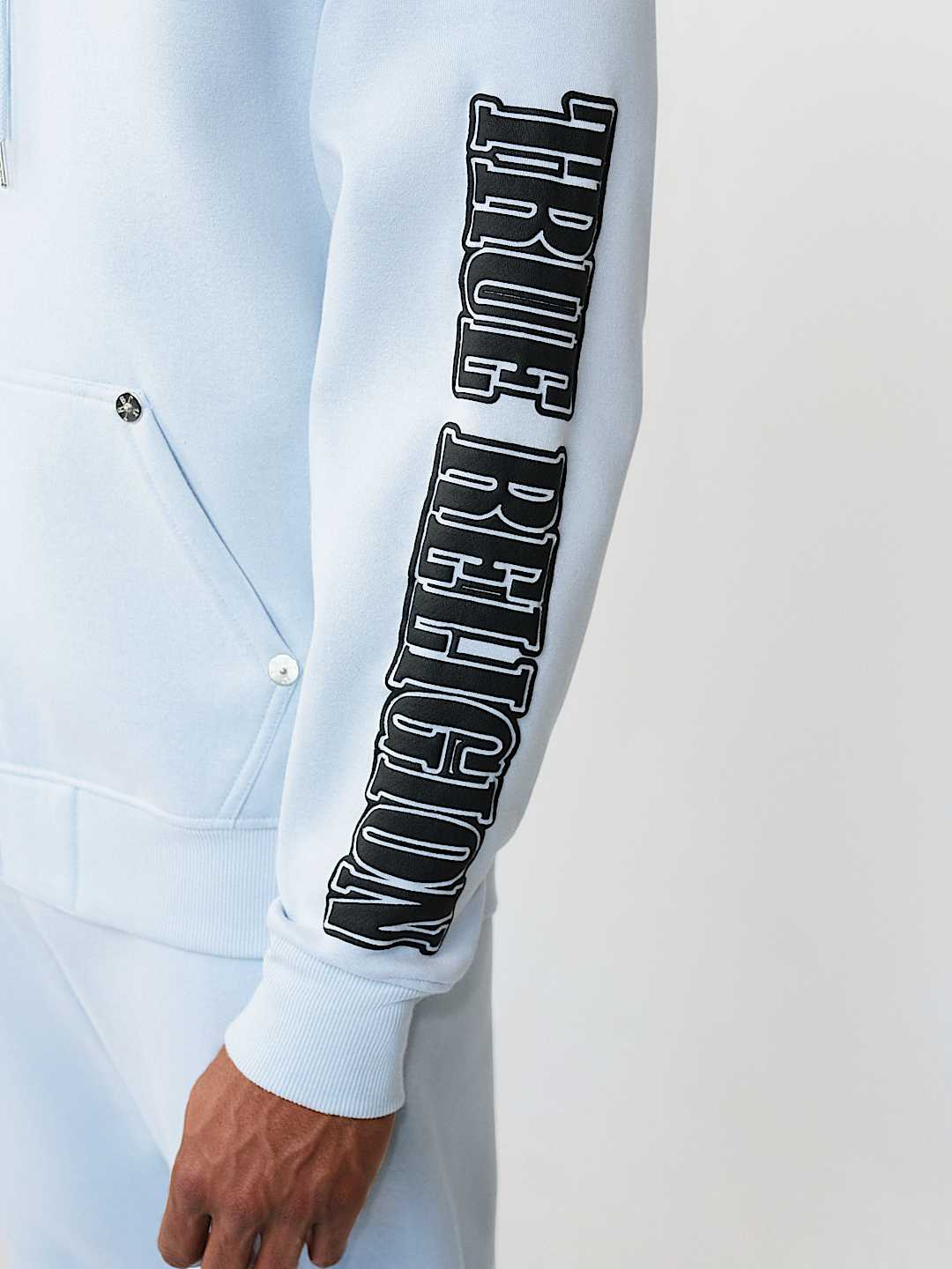 BUDDHA FACE LOGO ZIP HOODIE, image 5