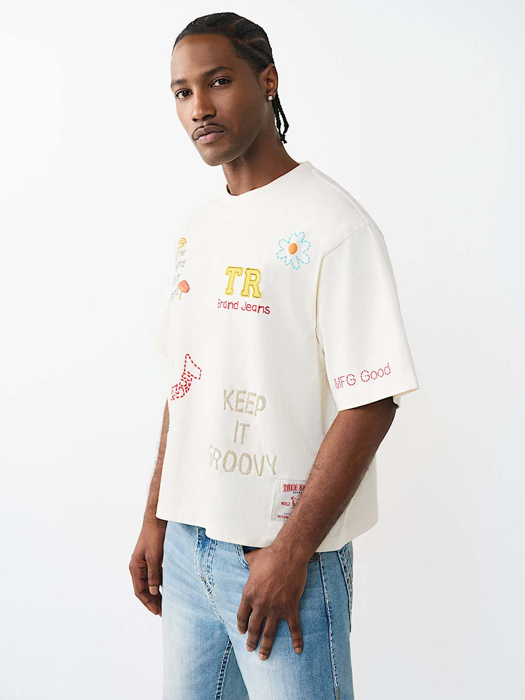 MULTI-LOGO HEAVYWEIGHT BOXY TEE, image 4