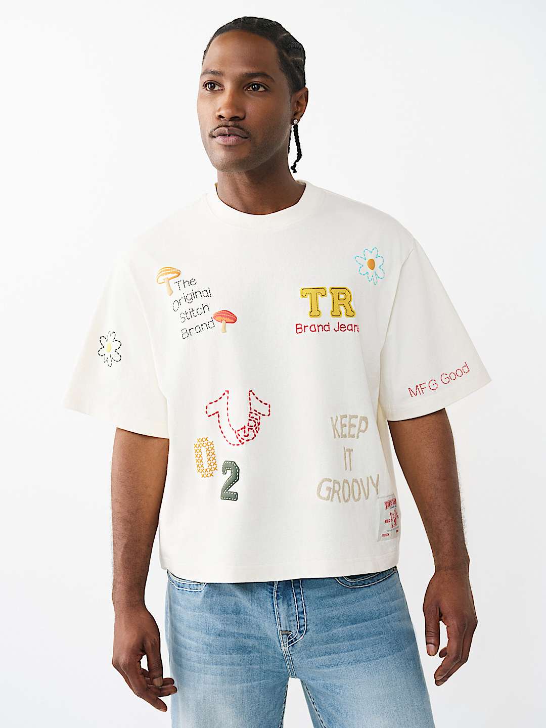 MULTI-LOGO HEAVYWEIGHT BOXY TEE, image 6