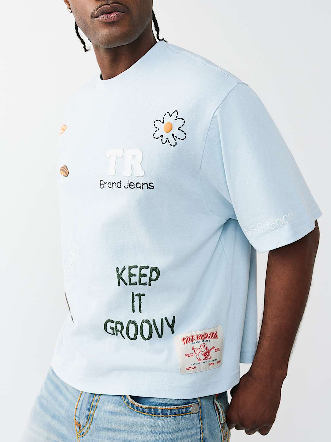 MULTI-LOGO HEAVYWEIGHT BOXY TEE, image 2