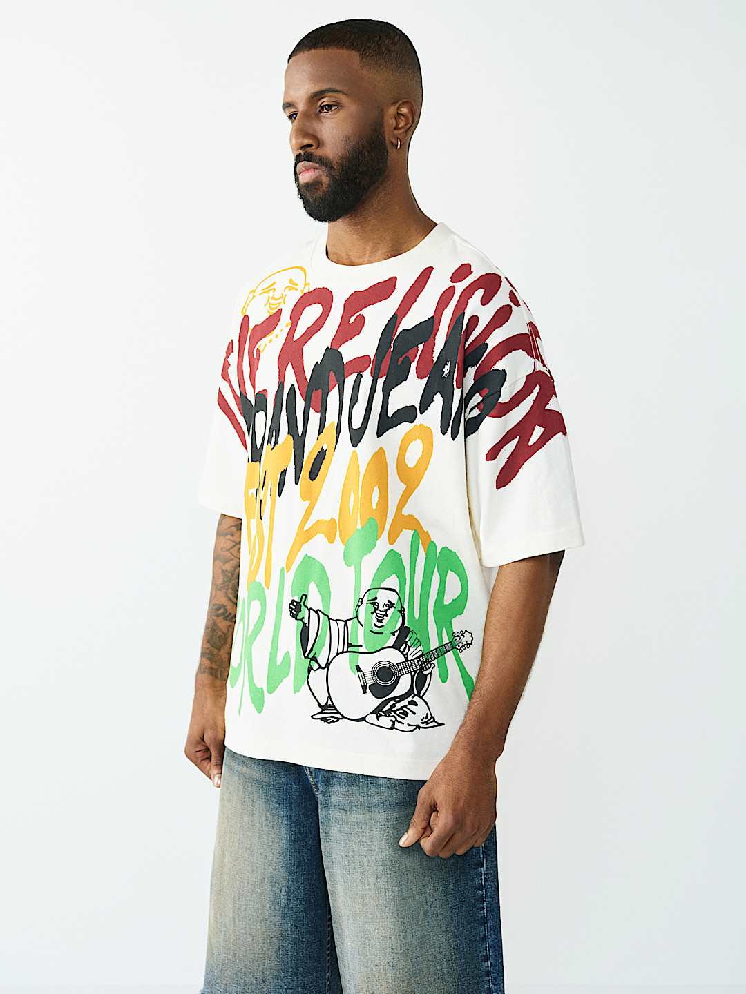 GRAFFITI HEAVYWEIGHT OVERSIZED TEE, image 3