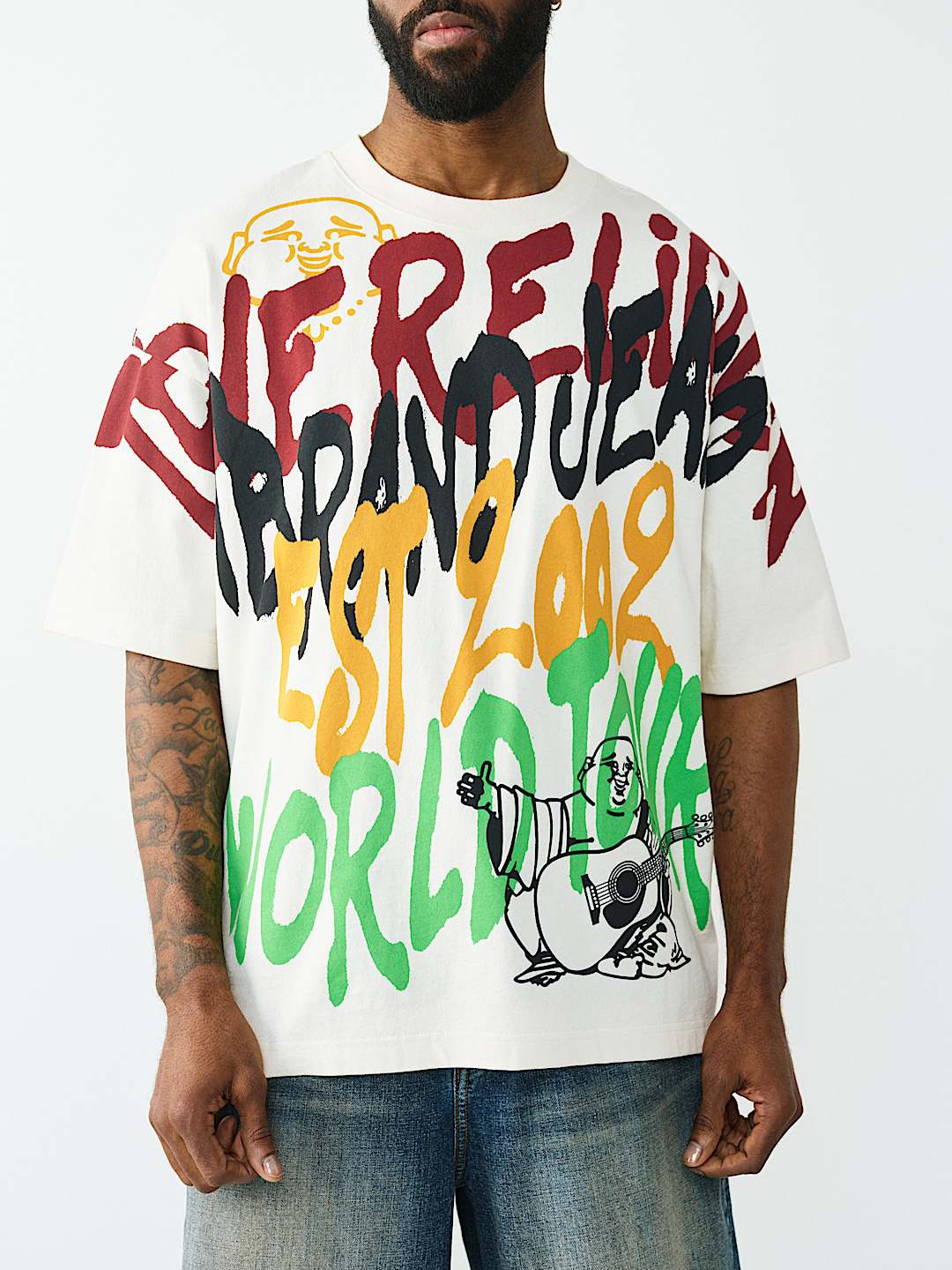 GRAFFITI HEAVYWEIGHT OVERSIZED TEE, image 1