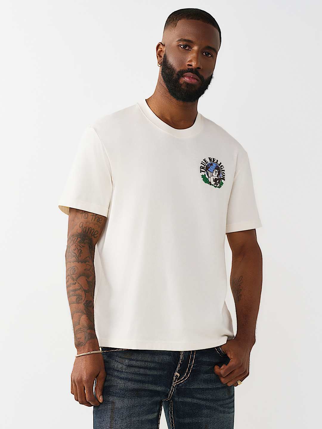 LOGO EARTH GRAPHIC TEE, image 3