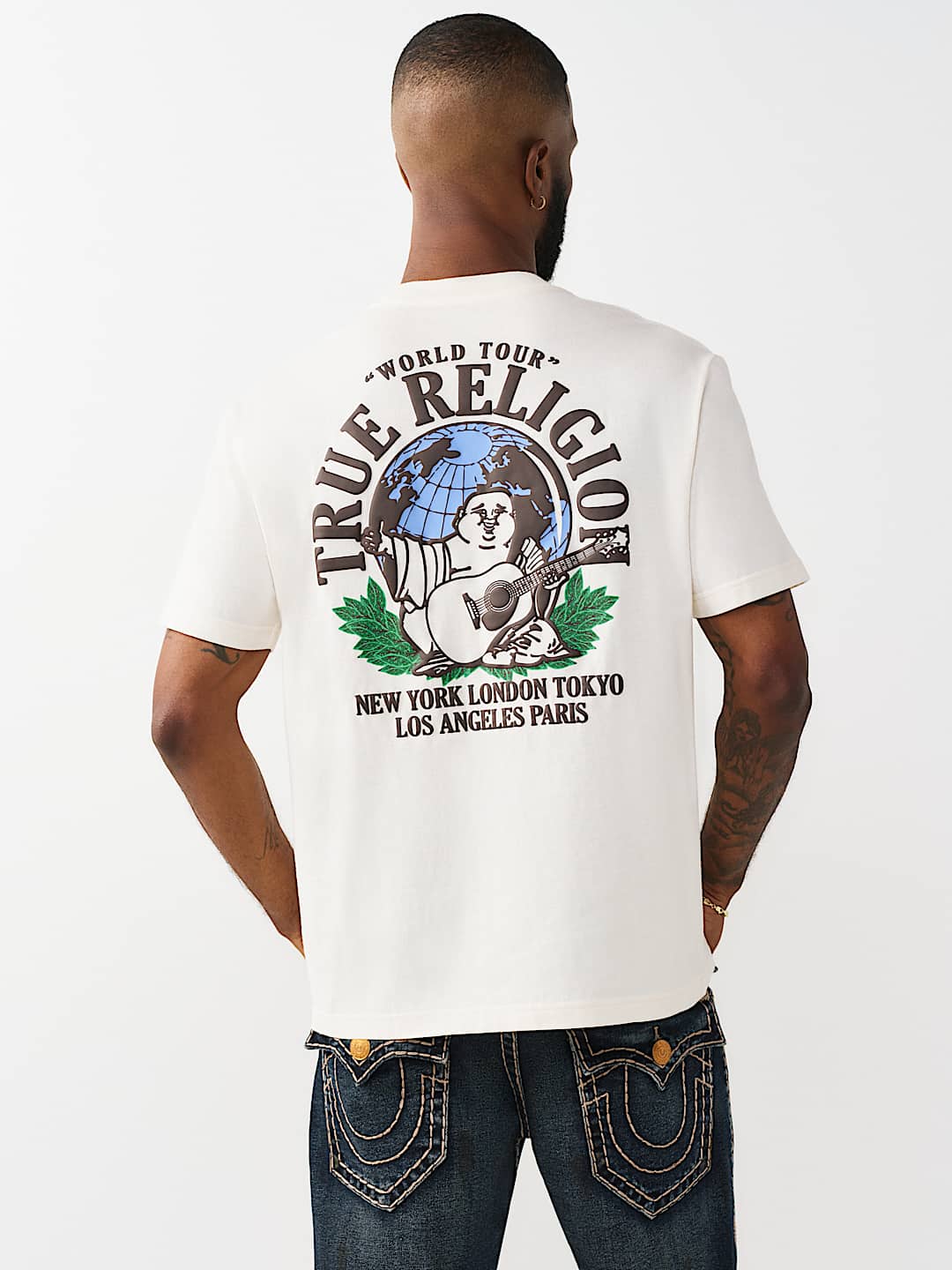 LOGO EARTH GRAPHIC TEE, image 5