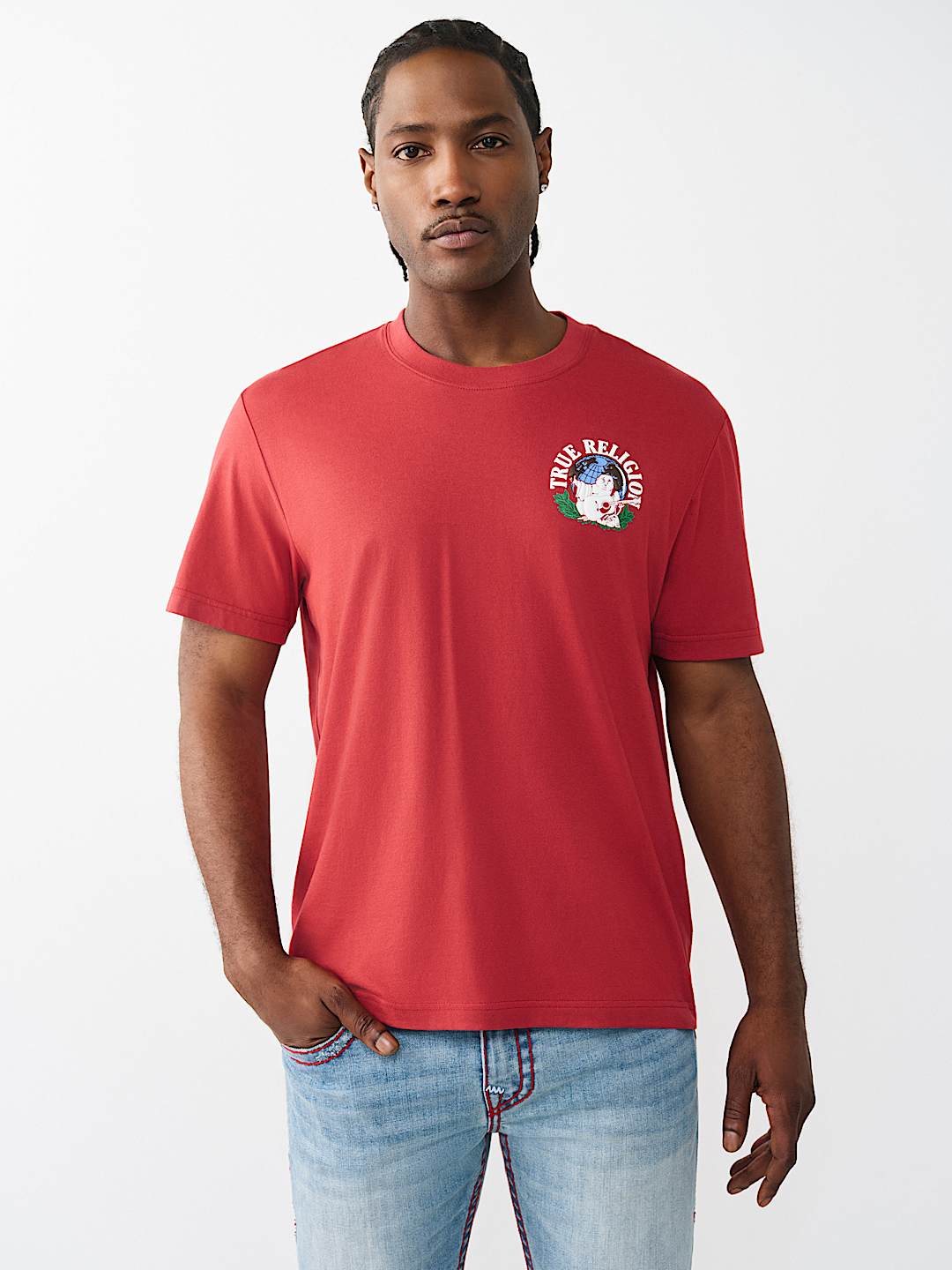 LOGO EARTH GRAPHIC TEE, image 1