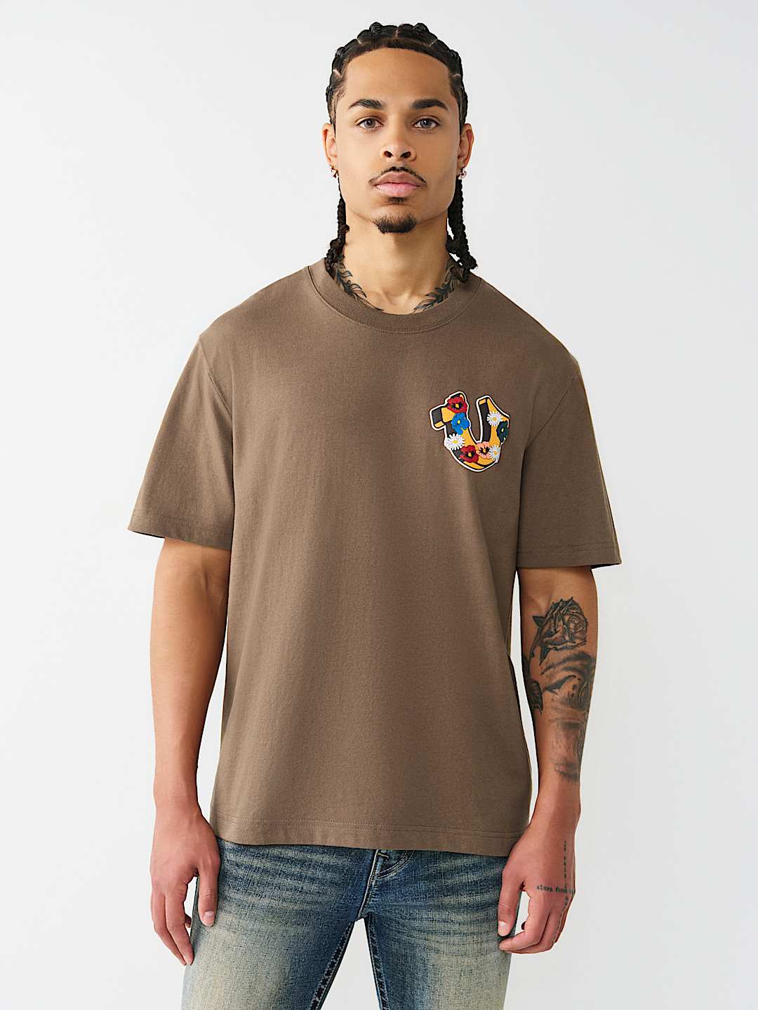 GARDEN HORSESHOE LOGO HEAVYWEIGHT TEE
