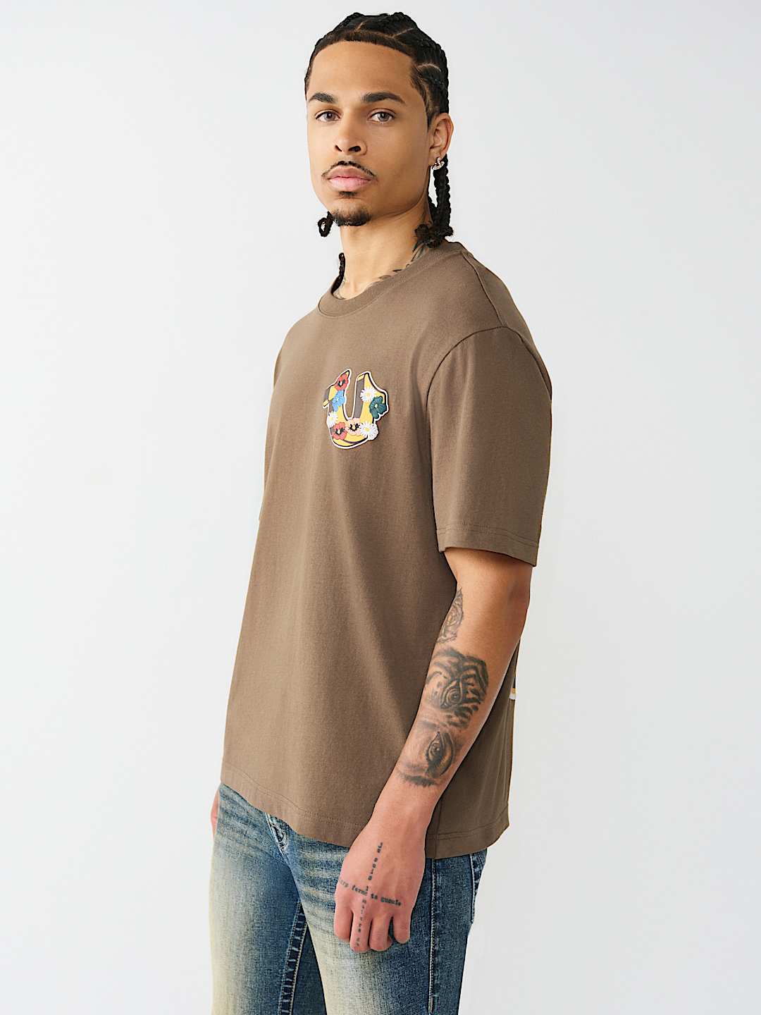 GARDEN HORSESHOE LOGO HEAVYWEIGHT TEE