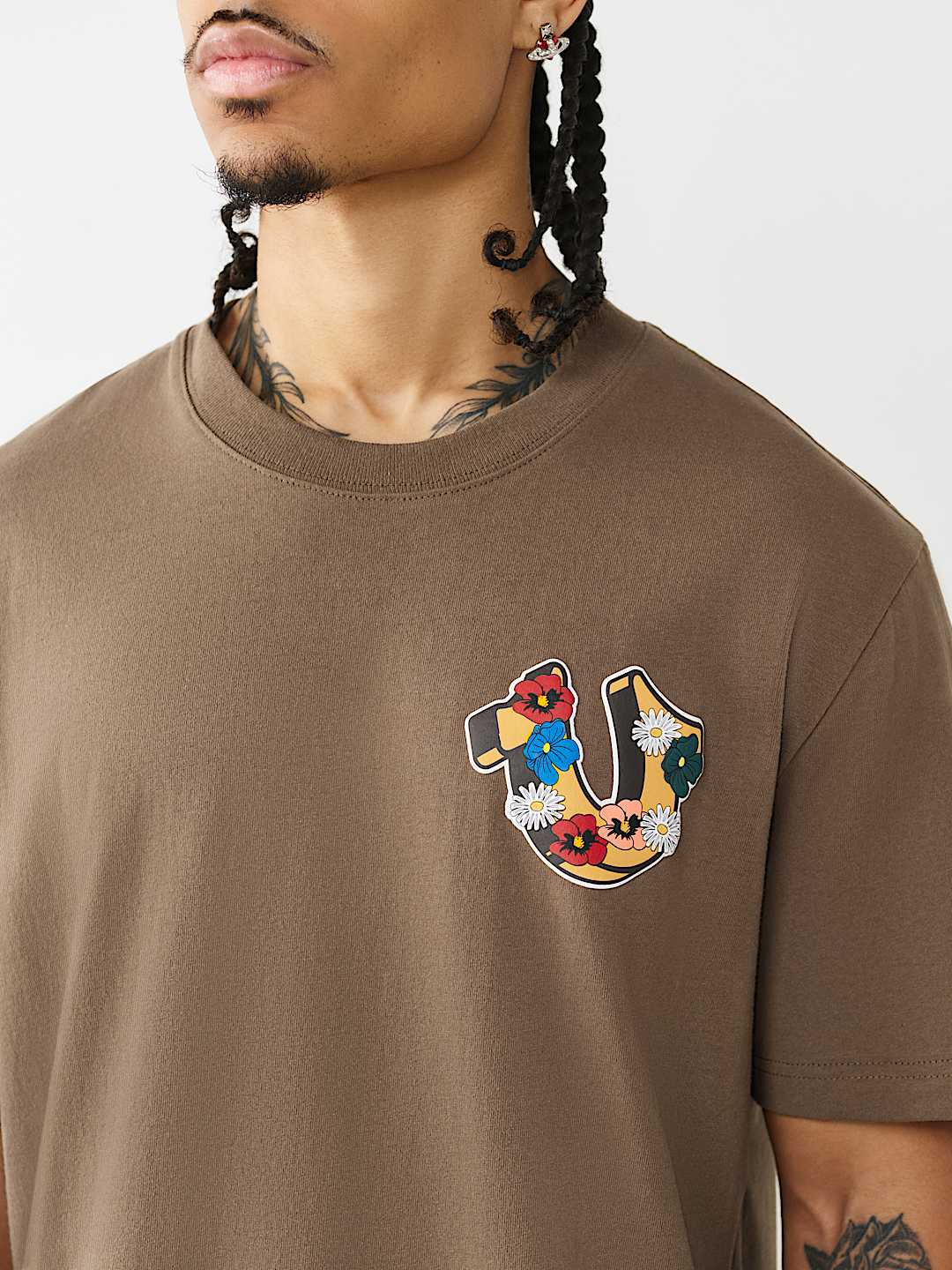 GARDEN HORSESHOE LOGO HEAVYWEIGHT TEE