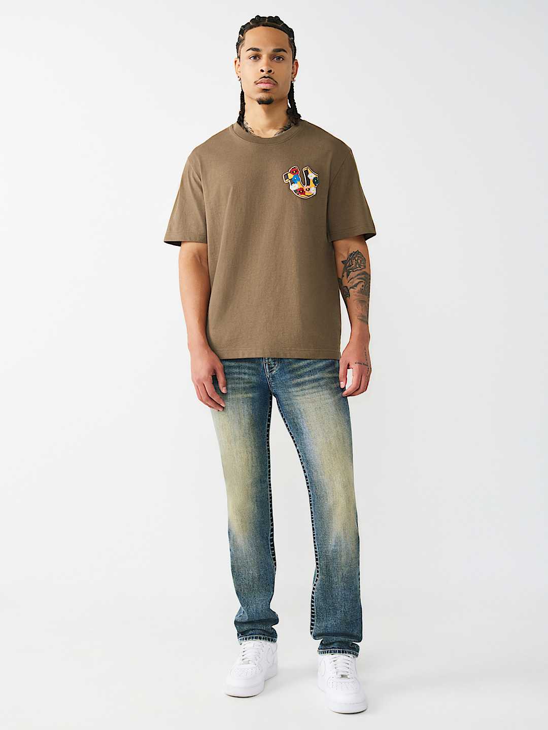 GARDEN HORSESHOE LOGO HEAVYWEIGHT TEE
