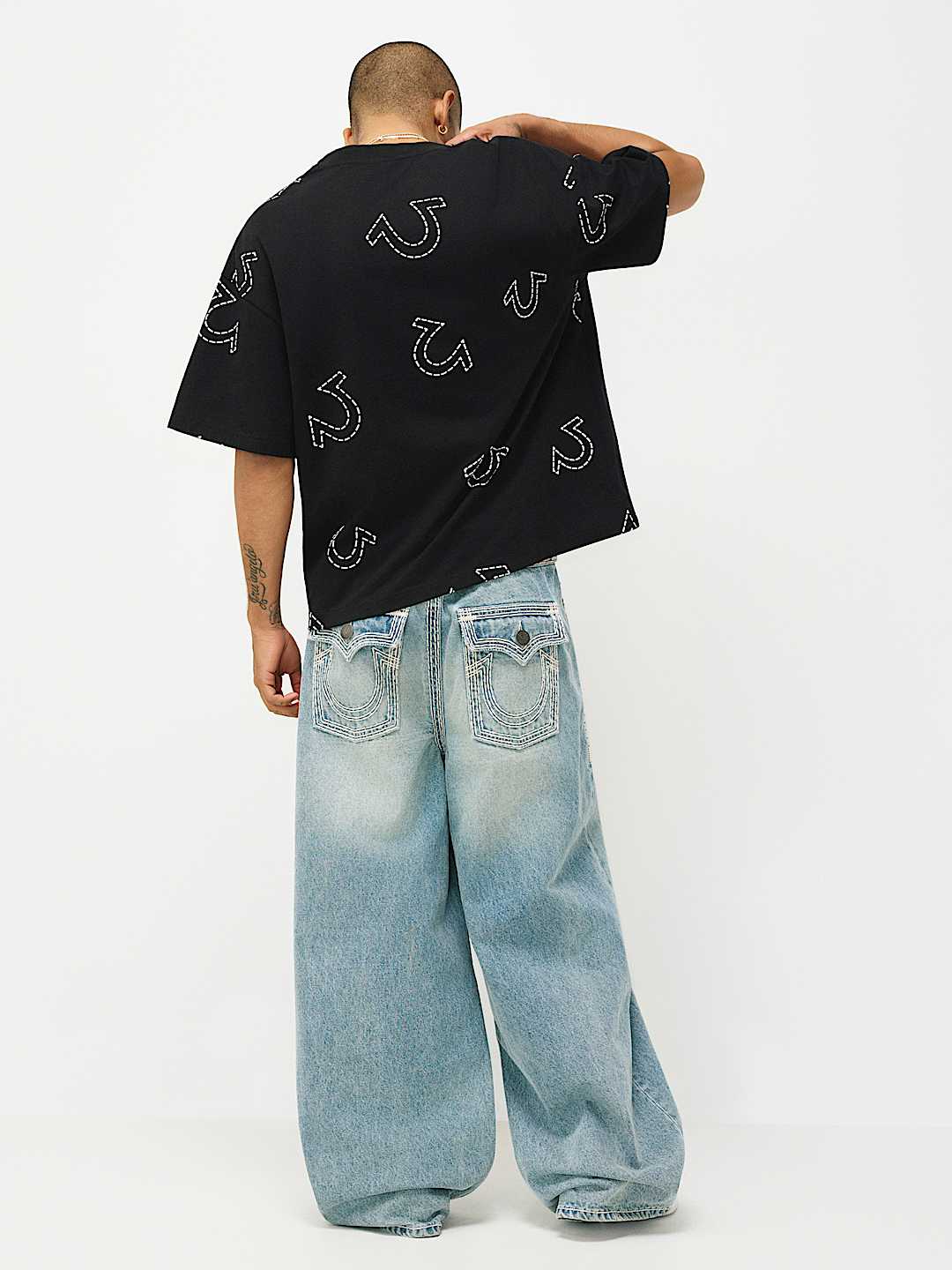 HORSESHOE PRINT LOGO HEAVYWEIGHT OVERSIZED TEE, image 2