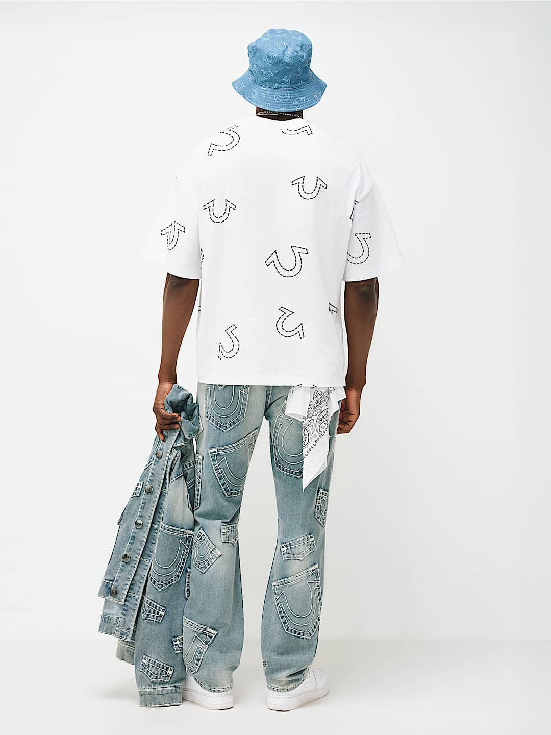 HORSESHOE PRINT LOGO HEAVYWEIGHT OVERSIZED TEE, image 2