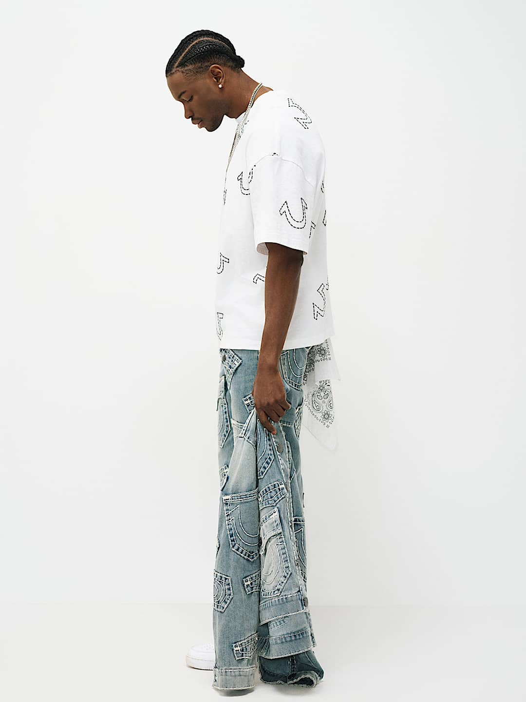 HORSESHOE PRINT LOGO HEAVYWEIGHT OVERSIZED TEE, image 3