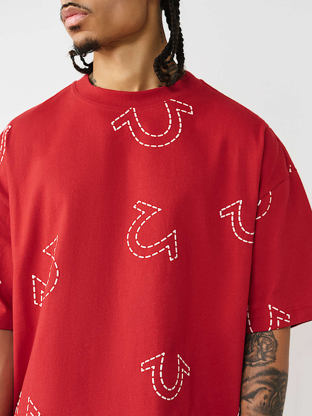 HORSESHOE PRINT LOGO HEAVYWEIGHT OVERSIZED TEE, image 4