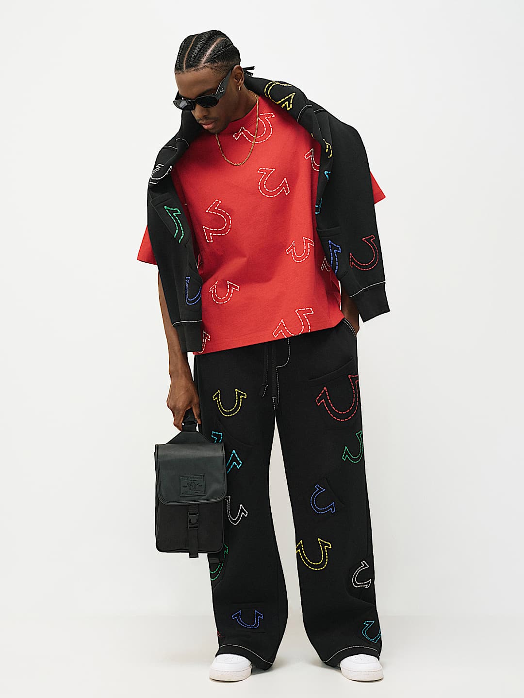 HORSESHOE PRINT LOGO HEAVYWEIGHT OVERSIZED TEE, image 1