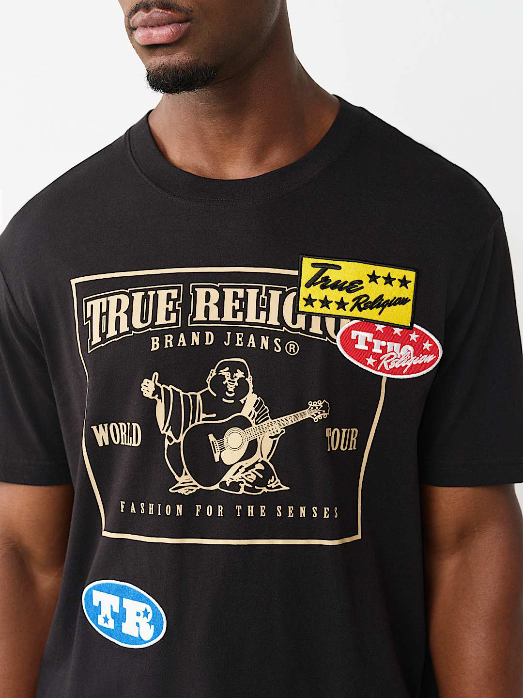 WORLD TOUR LOGO PATCH HEAVYWEIGHT TEE, image 1