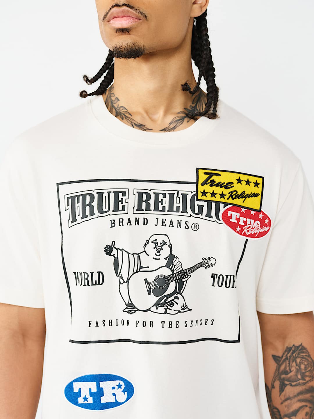 WORLD TOUR LOGO PATCH HEAVYWEIGHT TEE, image 2