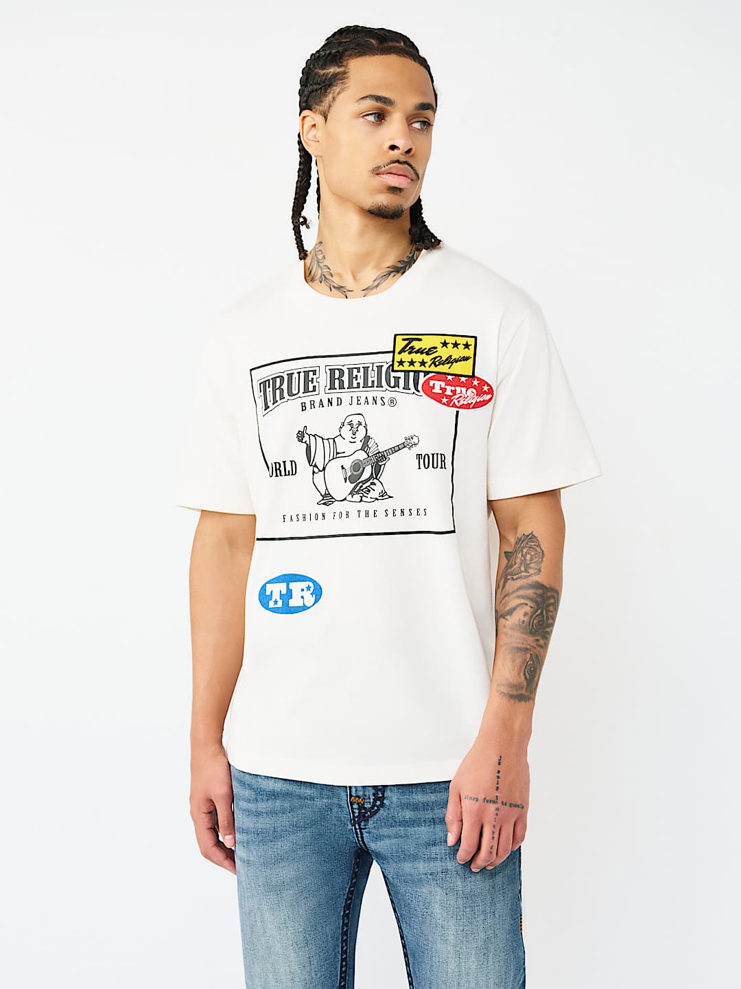 WORLD TOUR LOGO PATCH HEAVYWEIGHT TEE, image 3