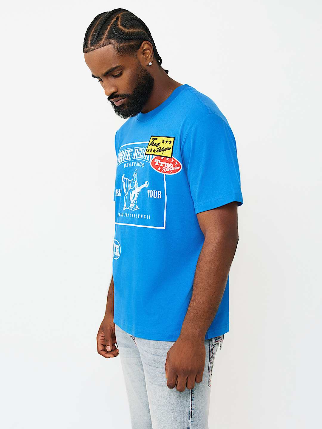 WORLD TOUR LOGO PATCH HEAVYWEIGHT TEE, image 3