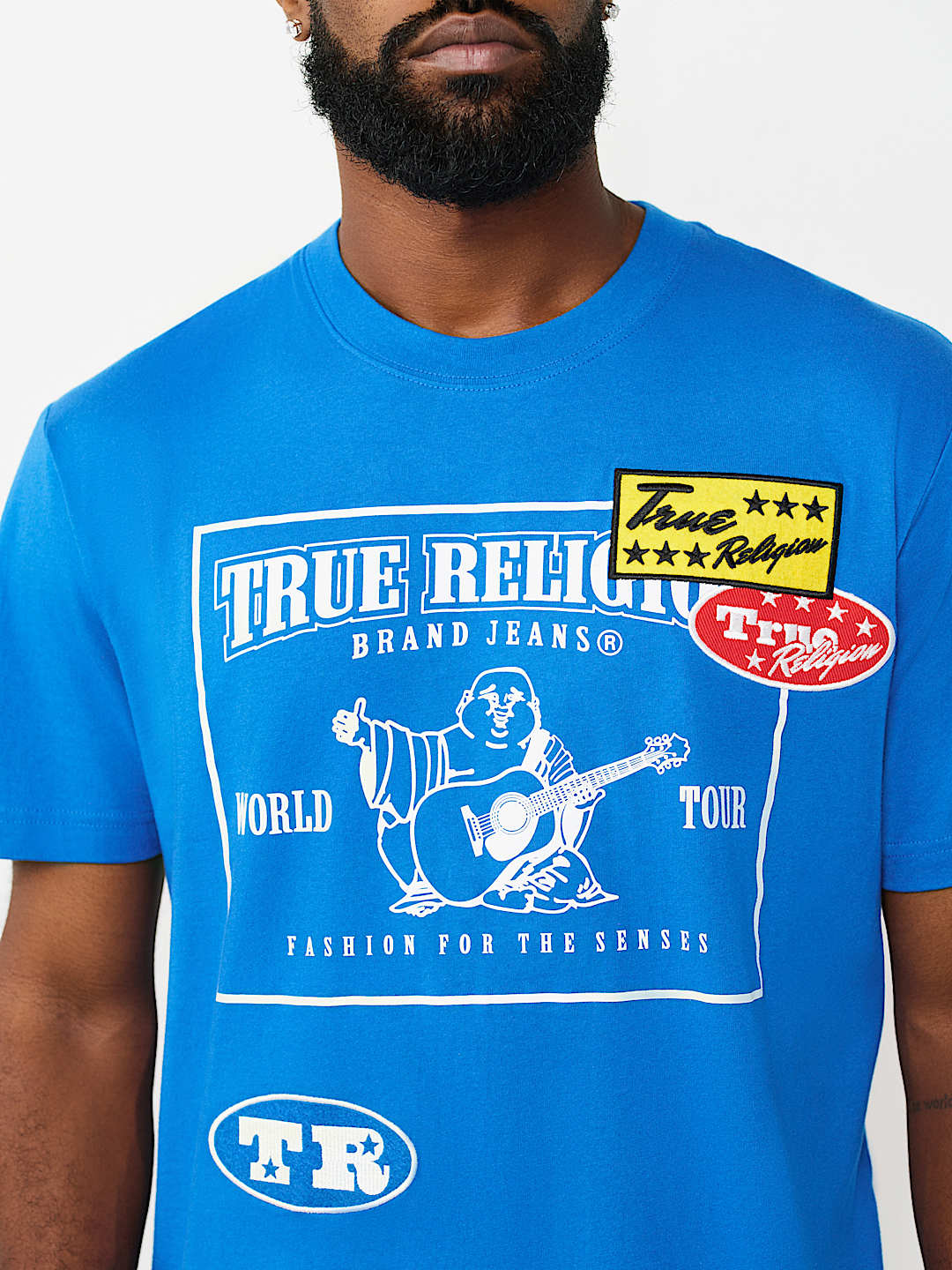 WORLD TOUR LOGO PATCH HEAVYWEIGHT TEE, image 1