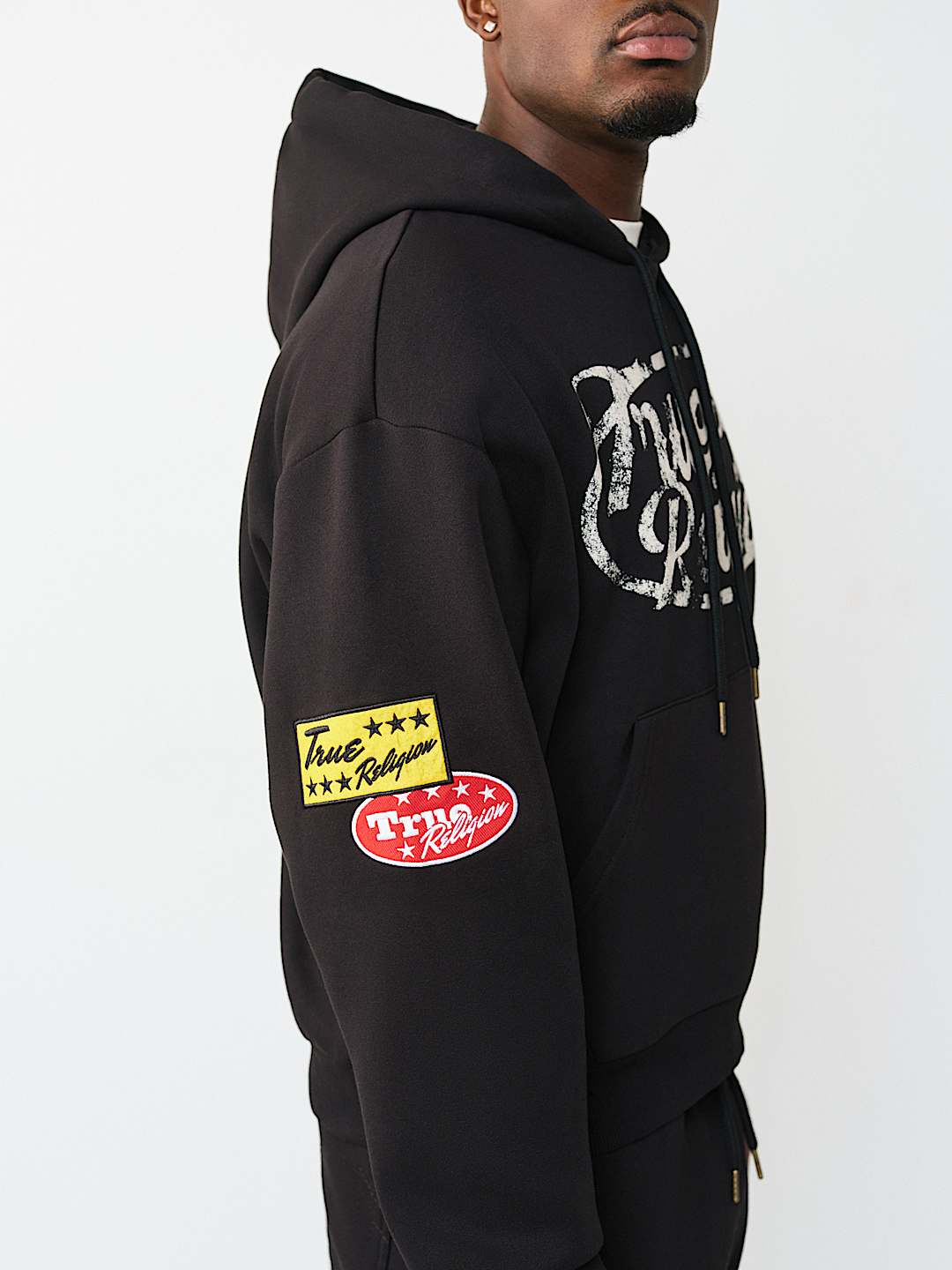 LOGO PATCH BOXY PULLOVER HOODIE, image 5