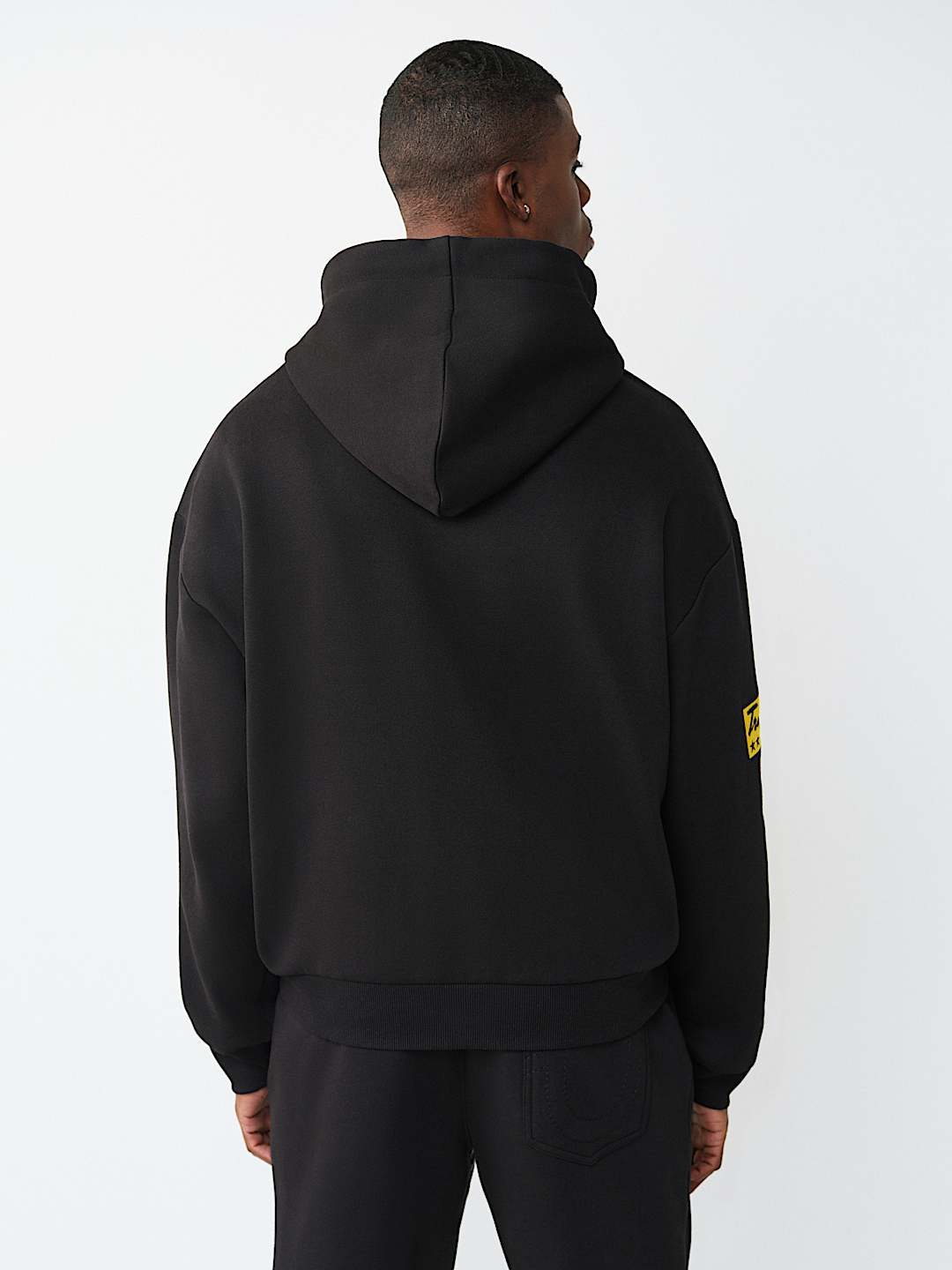LOGO PATCH BOXY PULLOVER HOODIE, image 6