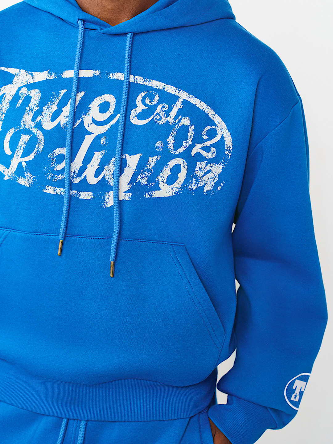 LOGO PATCH BOXY PULLOVER HOODIE, image 2