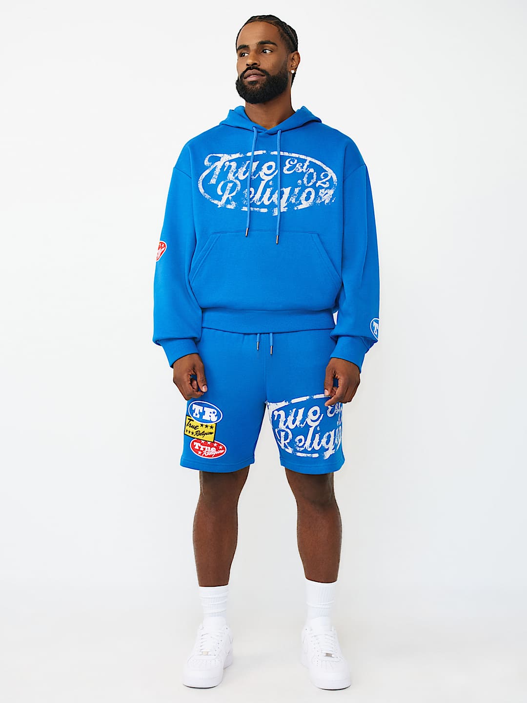 LOGO PATCH BOXY PULLOVER HOODIE, image 7