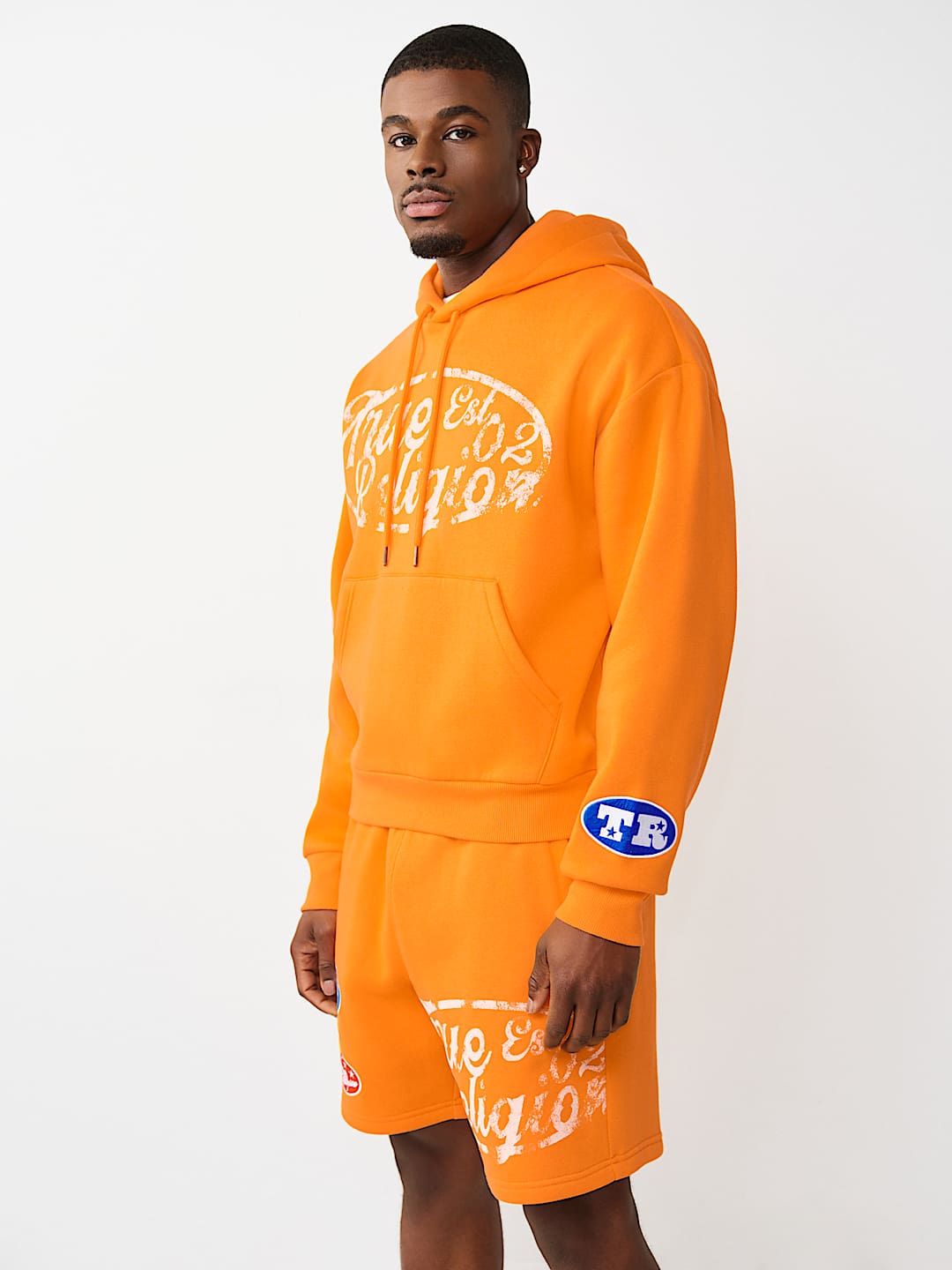 LOGO PATCH BOXY PULLOVER HOODIE, image 3