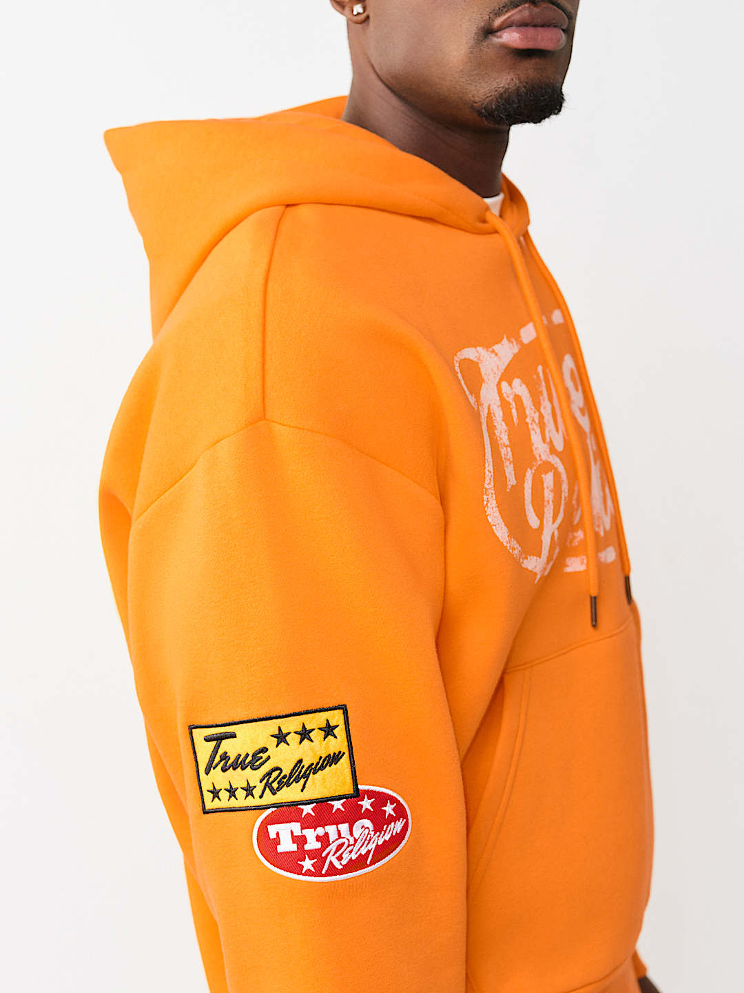 LOGO PATCH BOXY PULLOVER HOODIE, image 5