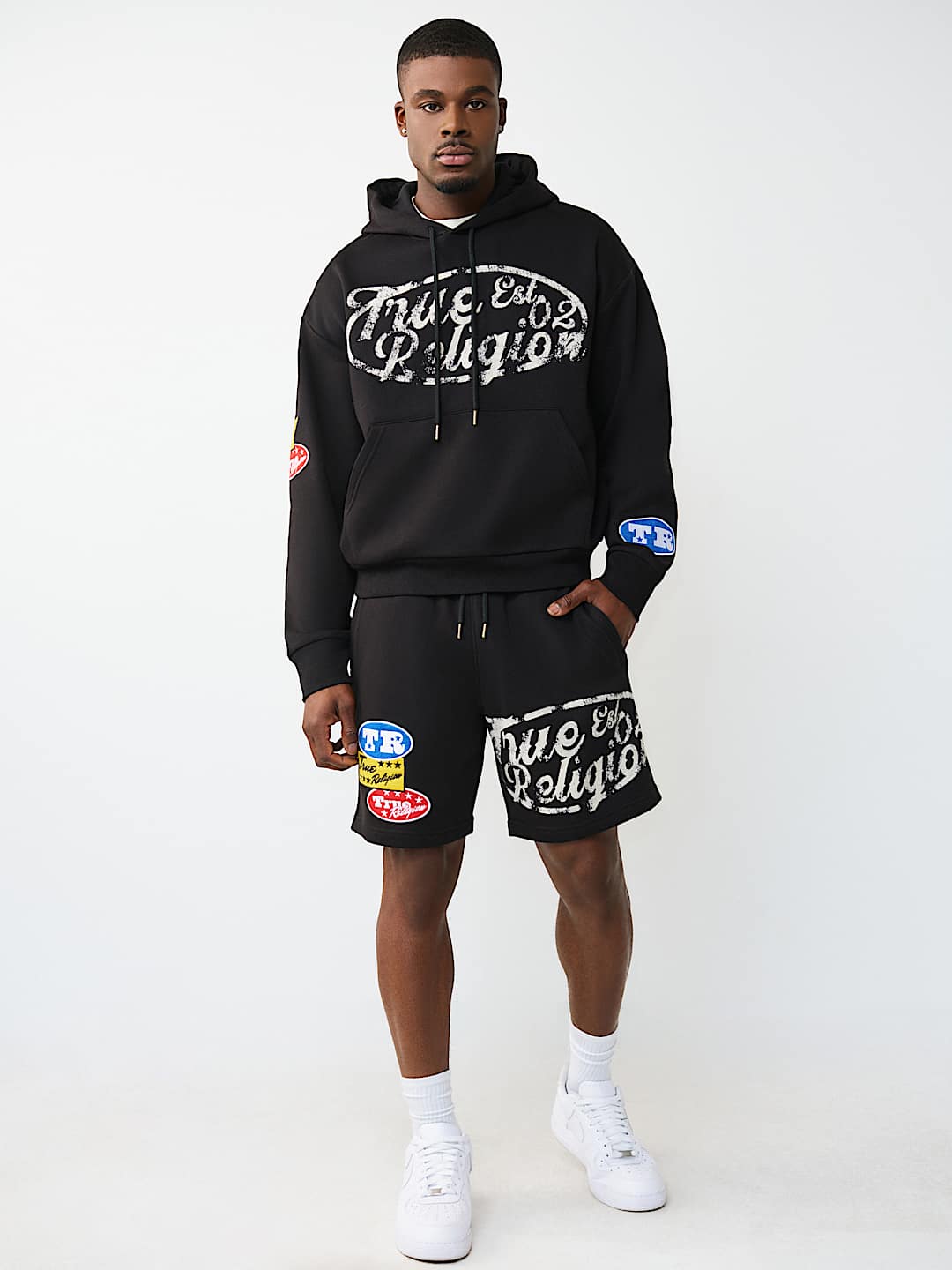 LOGO PATCH SWEATSHORT, image 6