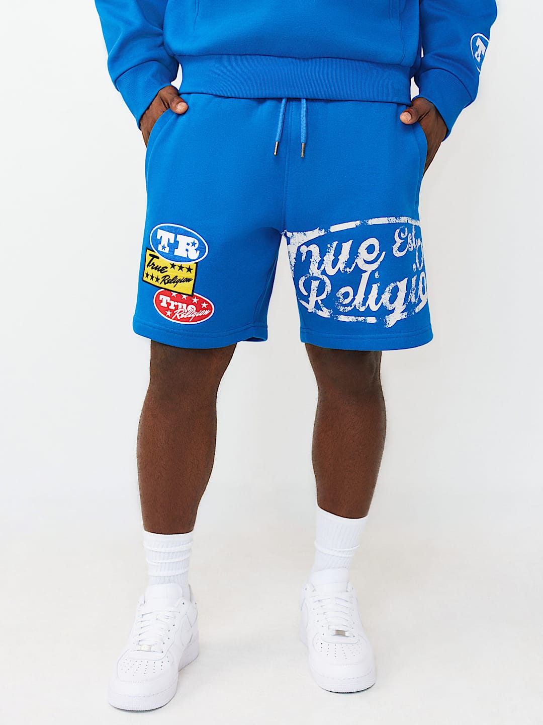 LOGO PATCH SWEATSHORT, image 1