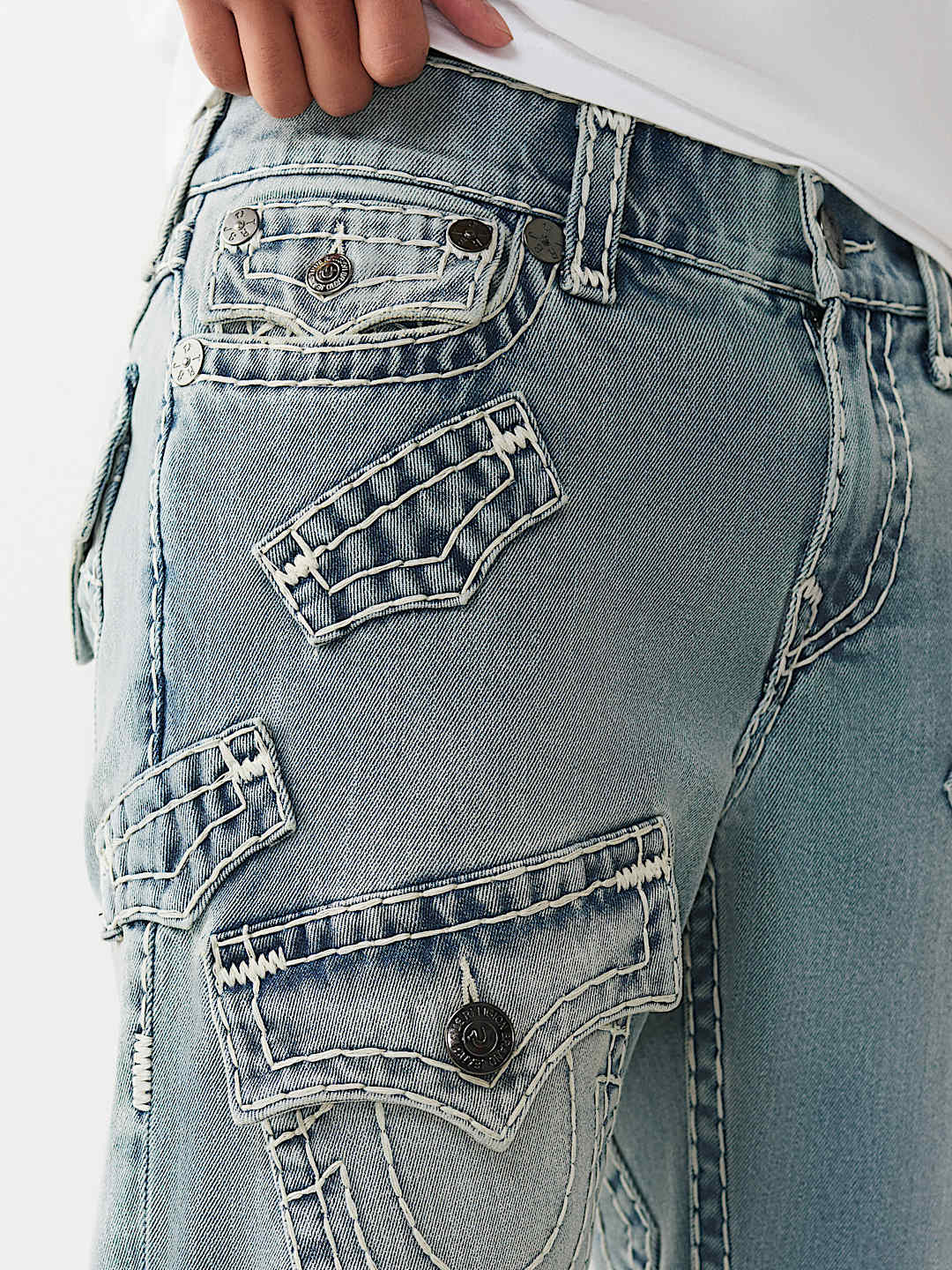 RICKY SUPER T MULTI-POCKET STRAIGHT JEAN 34", image 5