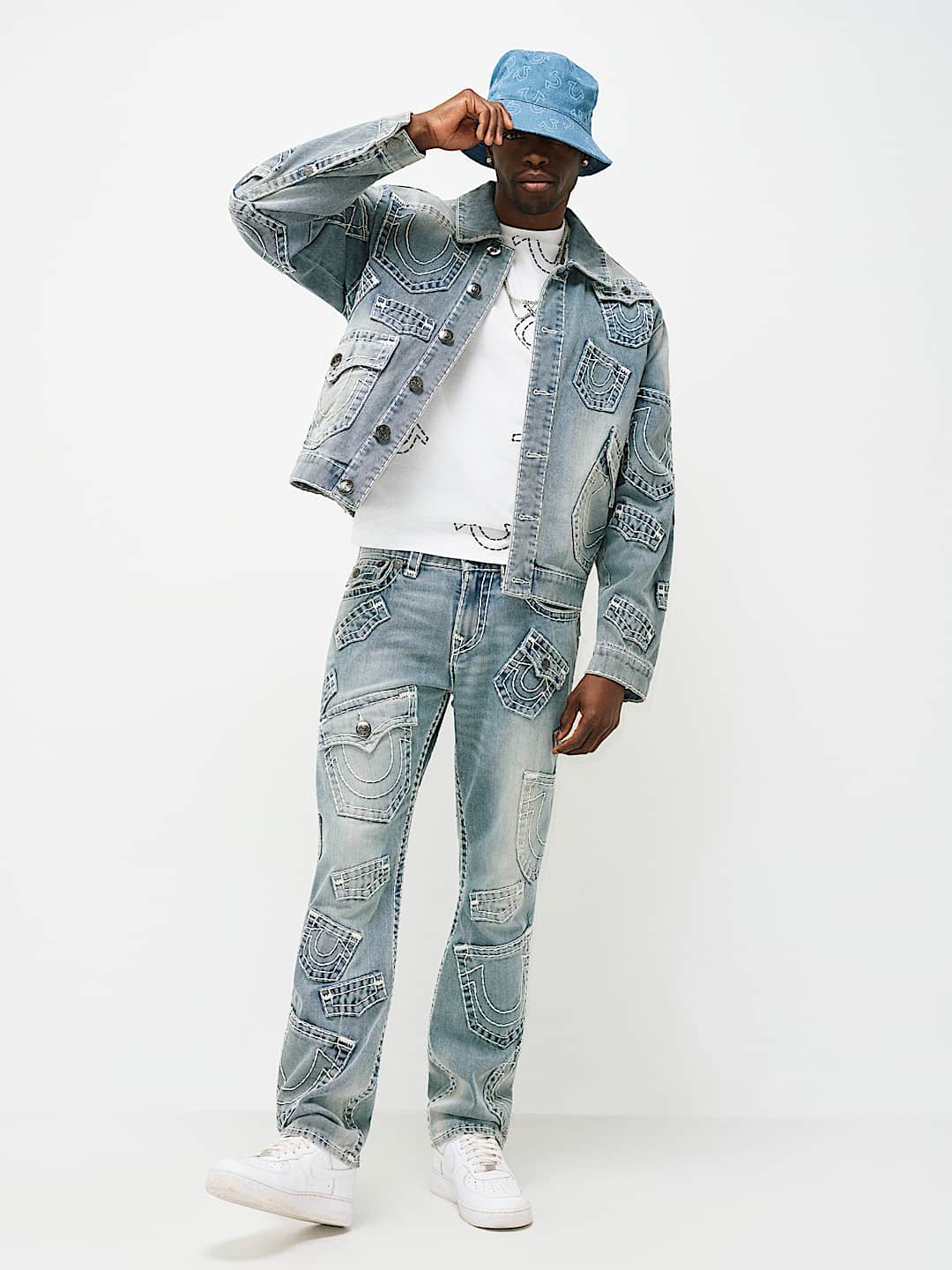 RICKY SUPER T MULTI-POCKET STRAIGHT JEAN 34", image 1