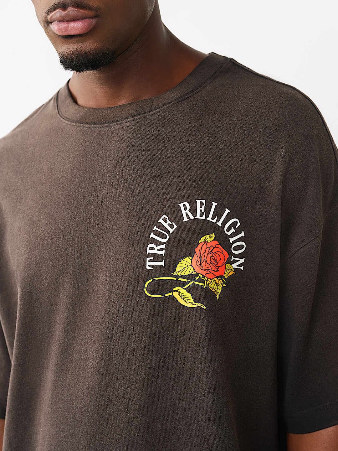 FLORAL SNAKE HEAVYWEIGHT OVERSIZED TEE, image 5