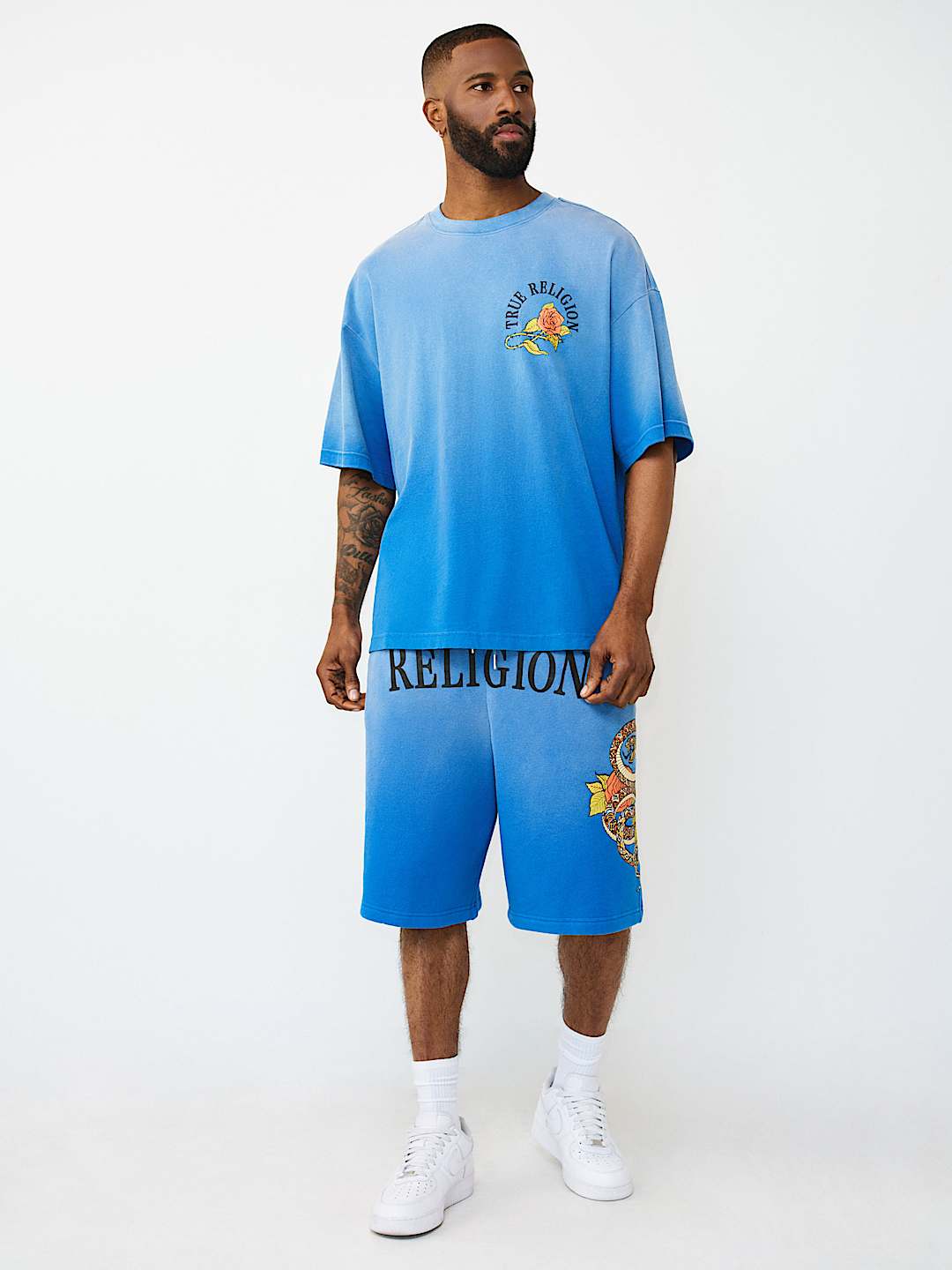 FLORAL SNAKE HEAVYWEIGHT OVERSIZED TEE, image 6