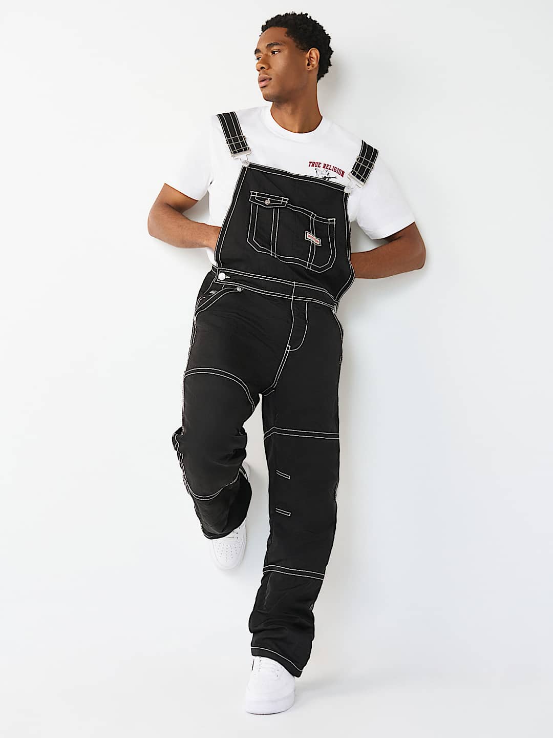 BAGGY BIG T NYLON OVERALL, image 1