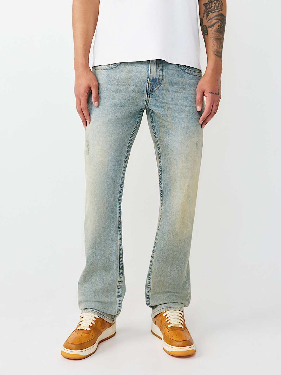 RICKY EMBROIDERED POCKET FLAP STRAIGHT JEAN 34", image 2