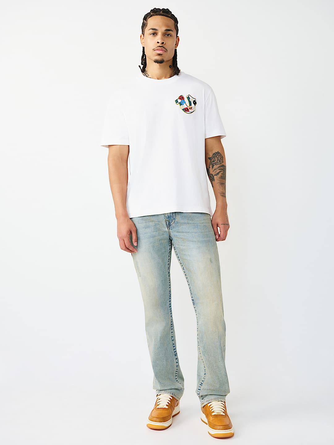 RICKY EMBROIDERED POCKET FLAP STRAIGHT JEAN 34", image 6